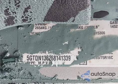 2006 Hummer H3 Suv from USA, damaged, VIN 5GTDN136268141339